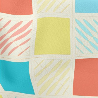 Colorful Geometric Mosaic Stretch Ponte
