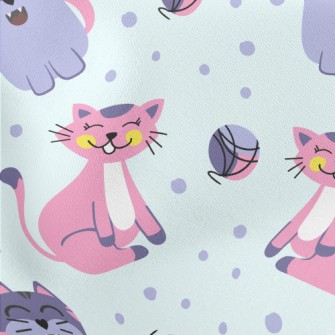 Smiling Little Kitty Stretch Ponte