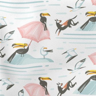 Toucan And Seagull Stretch Ponte