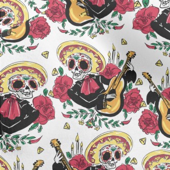 Gorgeous Mexican Skull Micro Fleece