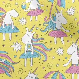 Elegant Long Hair Unicorn Micro Fleece