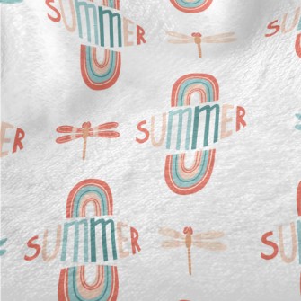 Colorful Summer Dragonfly Minky
