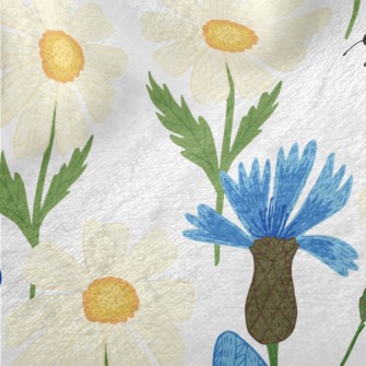Realistic Butterfly And Bee Minky