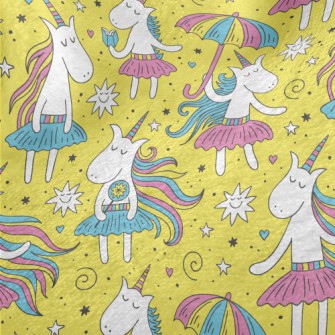 Elegant Long Hair Unicorn Minky