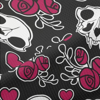 Skull And Roses Piqué