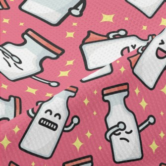 Funny Milk Bottle Piqué