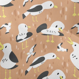 Cute And Lively Seagull Lightweight Performance Linen