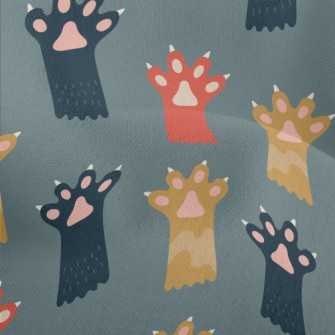 Colorful Cat Palm Lightweight Performance Linen