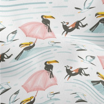 Toucan And Seagull Lightweight Performance Linen