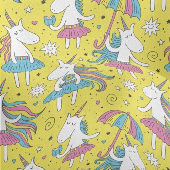 Elegant Long Hair Unicorn Lightweight Performance Linen