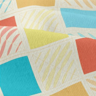 Colorful Geometric Mosaic Modern Jersey
