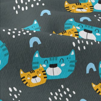 Smiling Cat Family Modern Jersey