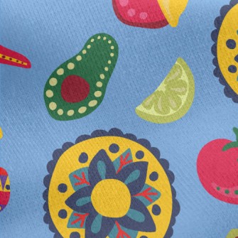 Mexican Hat Food Jersey Backed Fleece