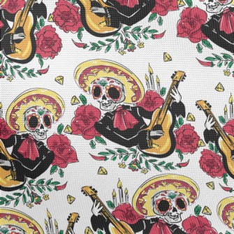 Gorgeous Mexican Skull Pongee