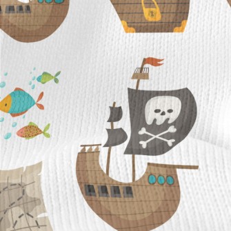 Pirate Ship Treasure Chest Stretch Jersey