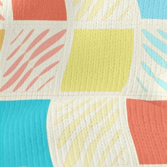 Colorful Geometric Mosaic Stretch Jersey