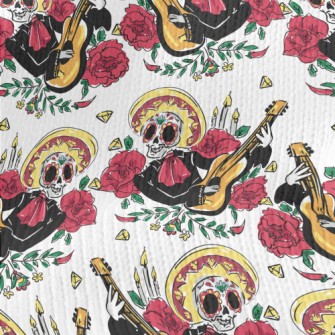 Gorgeous Mexican Skull Stretch Jersey