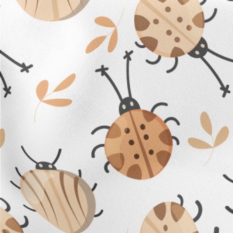 Lively Ladybug Lightweight Cotton Poplin