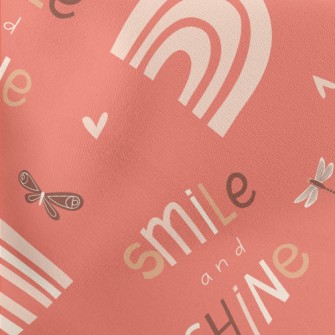 Simple Lines Rainbow Lightweight Cotton Poplin