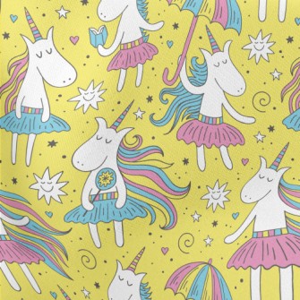 Elegant Long Hair Unicorn Lightweight Cotton Poplin