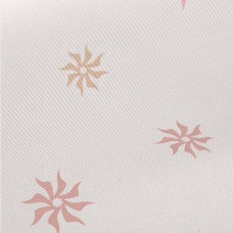 Artistic Spiral Flower Midweight Cotton Poplin