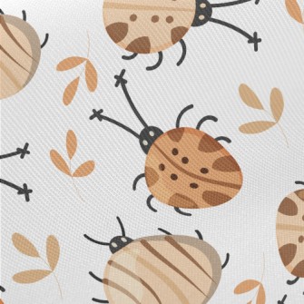 Lively Ladybug Midweight Cotton Poplin