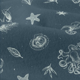 Realistic Hand-drawn Seafood Modern Jersey