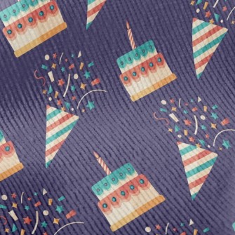 Birthday Colorful Cake Standard Corduroy