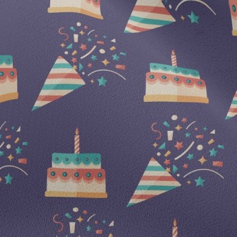 Birthday Colorful Cake Chiffon