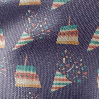 Birthday Colorful Cake Waterproof Canvas