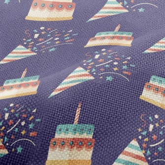 Birthday Colorful Cake Performance Linen