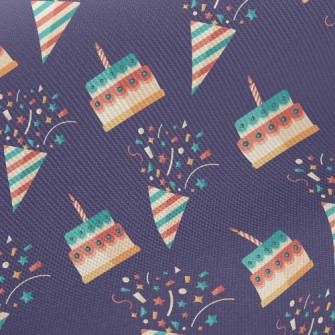 Birthday Colorful Cake Twill