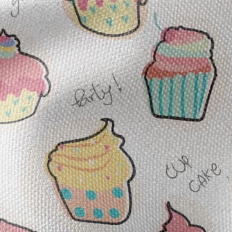 Delicious Cup Cake Waterproof Canvas