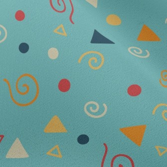 Triangle Dot Vortex Chiffon