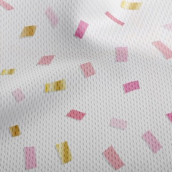 Two-color Paper Athletic Mesh Flat Back