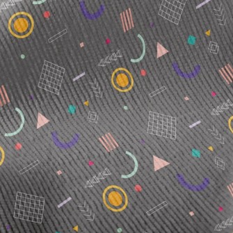 Creative Geometric Shapes Standard Corduroy