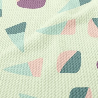 Bicolor Polygon Birdseye Piqué