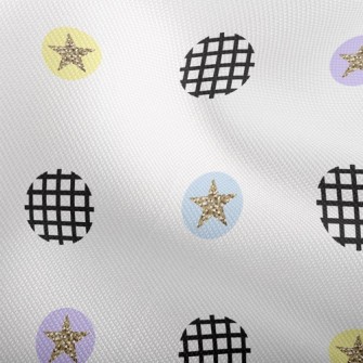 Black And White Circle Stars Dobby