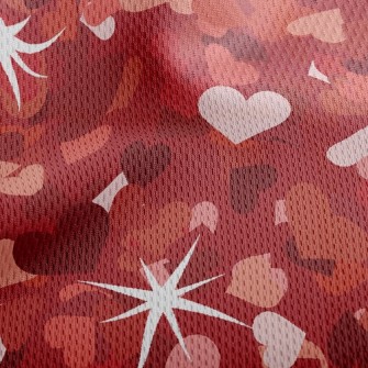 Shining Love Sequins Athletic Mesh Flat Back