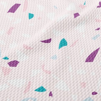 Irregular Pieces Of Paper Birdseye Piqué