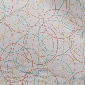 Three Color Crossed Circles Chiffon