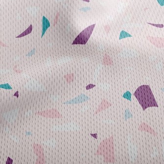 Irregular Pieces Of Paper Athletic Mesh Flat Back