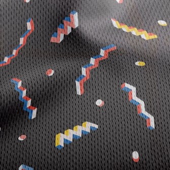 Solid Curve Athletic Mesh Flat Back