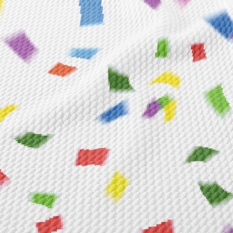 Rainbow Flying Paper Birdseye Piqué