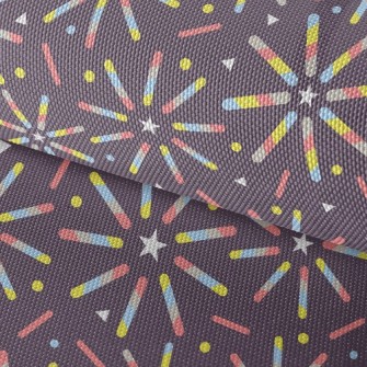 Colorful Star Fireworks Waterproof Oxford