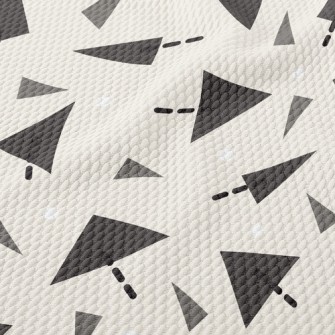 Arrow Dotted Triangle Birdseye Piqué
