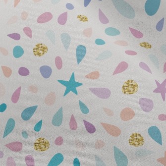 Water Drop Star Sequins Chiffon