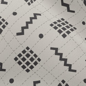 Dashed Square Chiffon