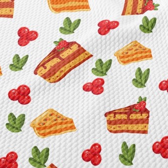 Caramel Cream Cake Birdseye Piqué