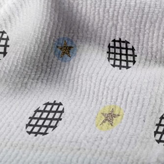 Black And White Circle Stars Terry